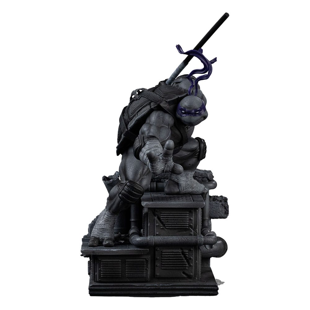 Teenage Mutant Ninja Turtles Art Scale Statue 1/10 Donatello Black and White Variant 26 cm heo exclusive Image 1