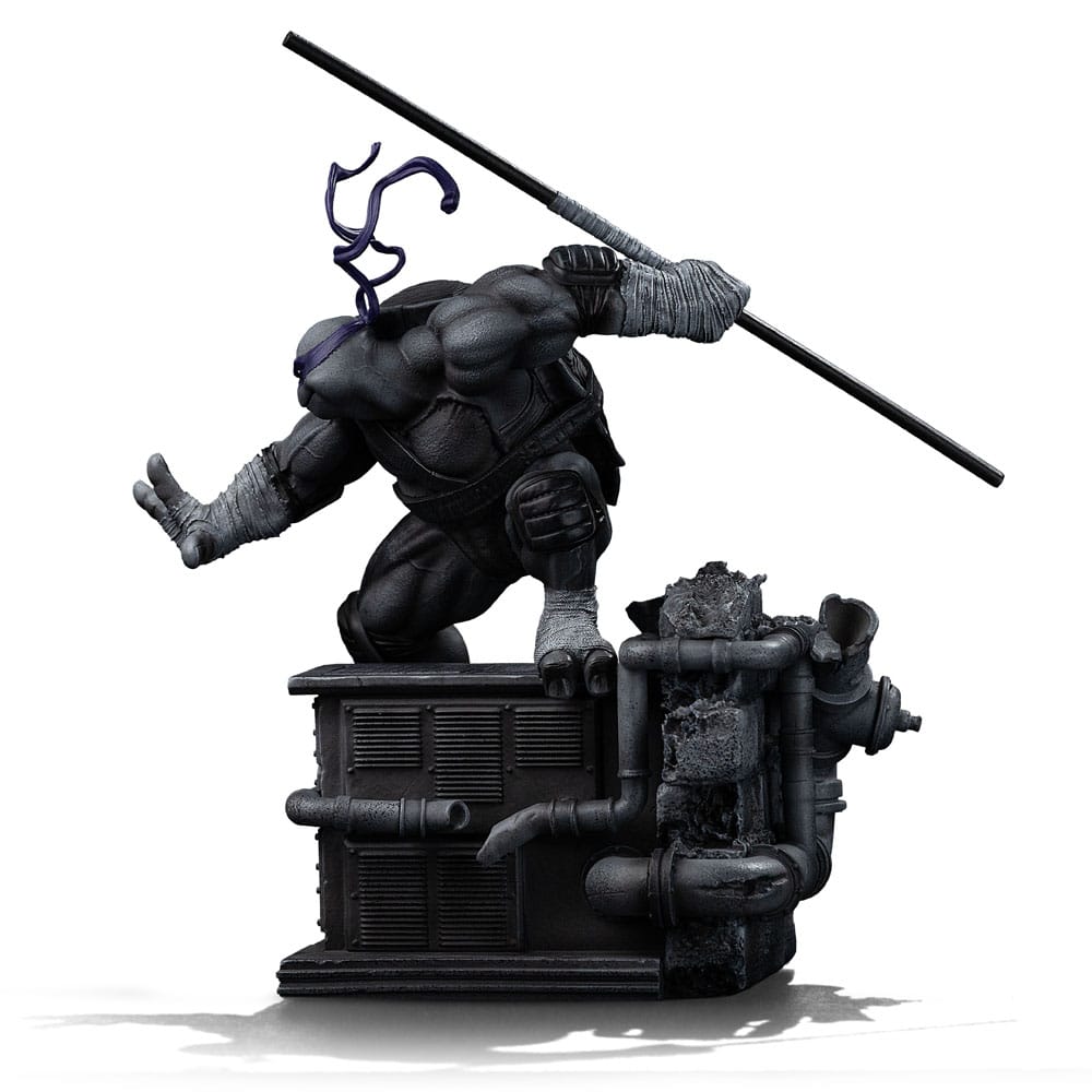 Teenage Mutant Ninja Turtles Art Scale Statue 1/10 Donatello Black and White Variant 26 cm heo exclusive Image 2