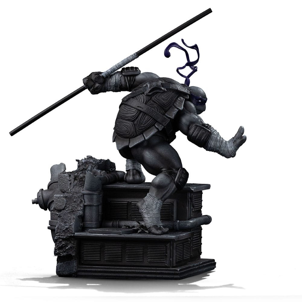 Teenage Mutant Ninja Turtles Art Scale Statue 1/10 Donatello Black and White Variant 26 cm heo exclusive Image 3