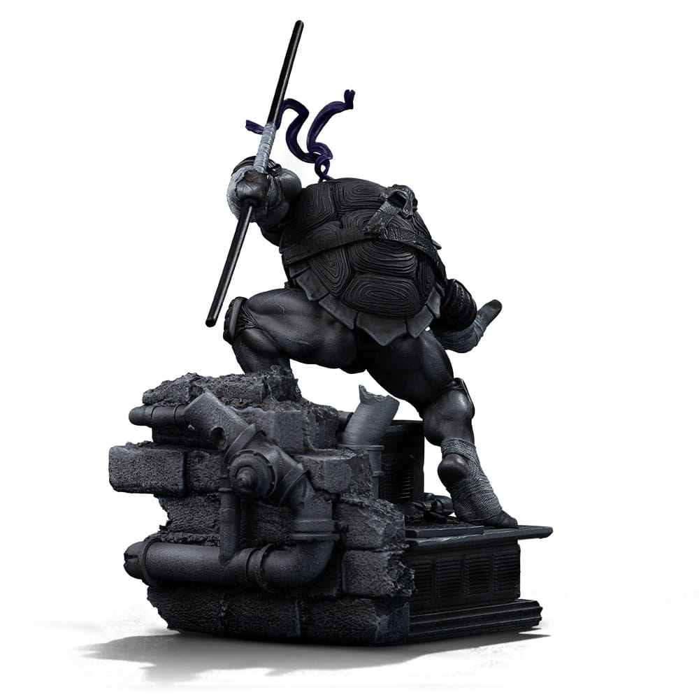 Teenage Mutant Ninja Turtles Art Scale Statue 1/10 Donatello Black and White Variant 26 cm heo exclusive Image 4