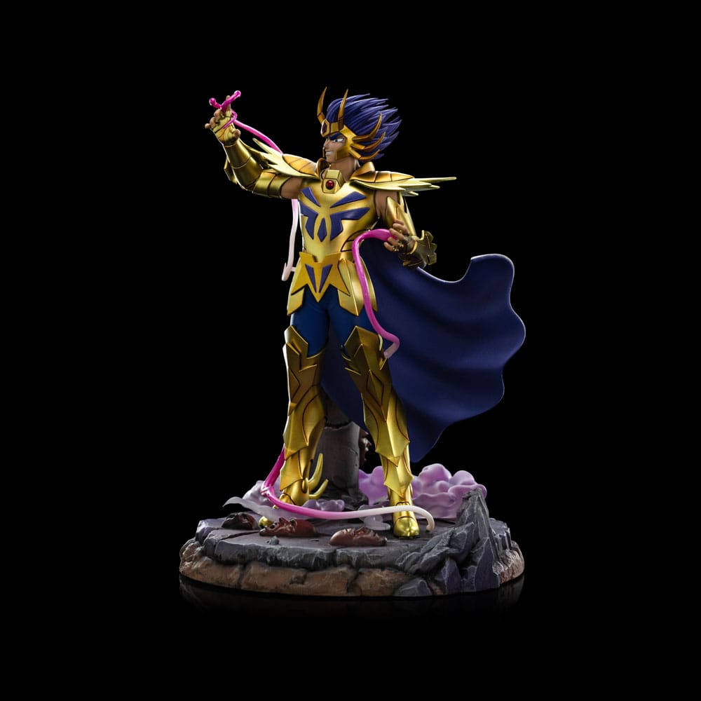 Saint Seiya Art Scale Statue 1/10 Cancer Deathmask 23 cm Image 3