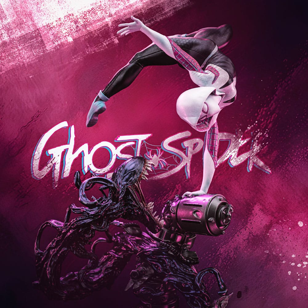 Spider-Man vs Villains Art Scale Statue 1/10 Ghost Spider Diorama  34 cm Image 6