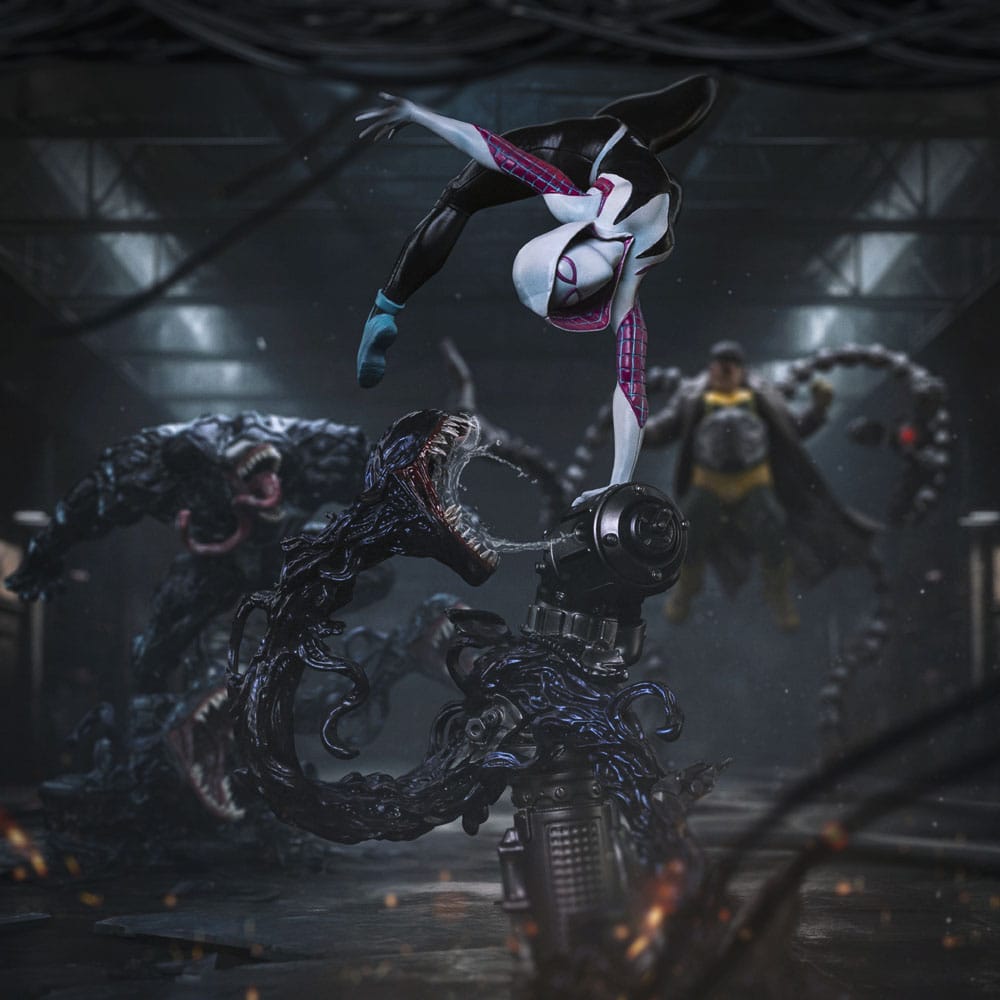 Spider-Man vs Villains Art Scale Statue 1/10 Ghost Spider Diorama  34 cm Image 8