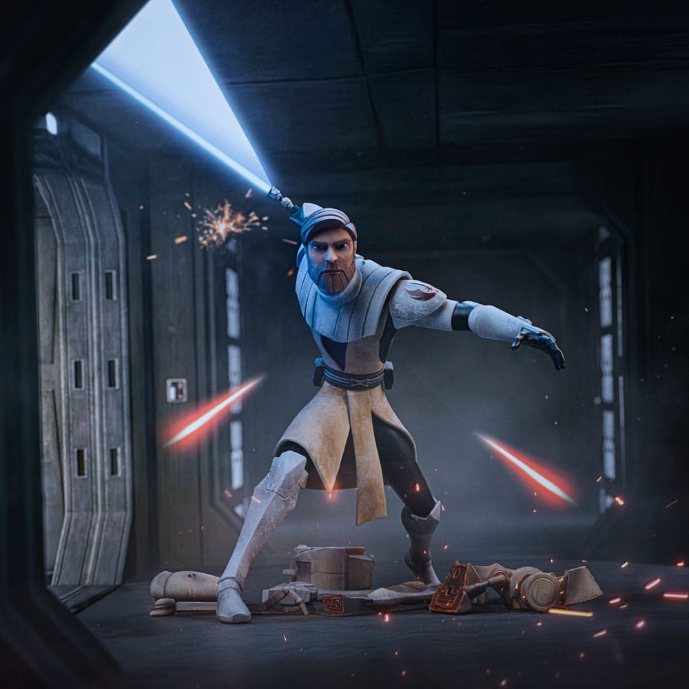 Star Wars Deluxe Art Scale Statue 1/10 Obi-Wan Kenobi 27 cm Image 7