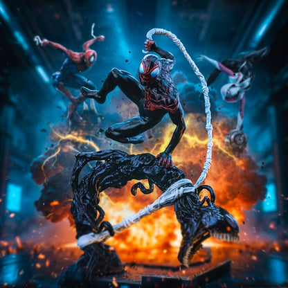 Spider-Man vs. Villains Diorama BDS Art Scale Statue 1/10 Miles Morales 32 cm Image 7