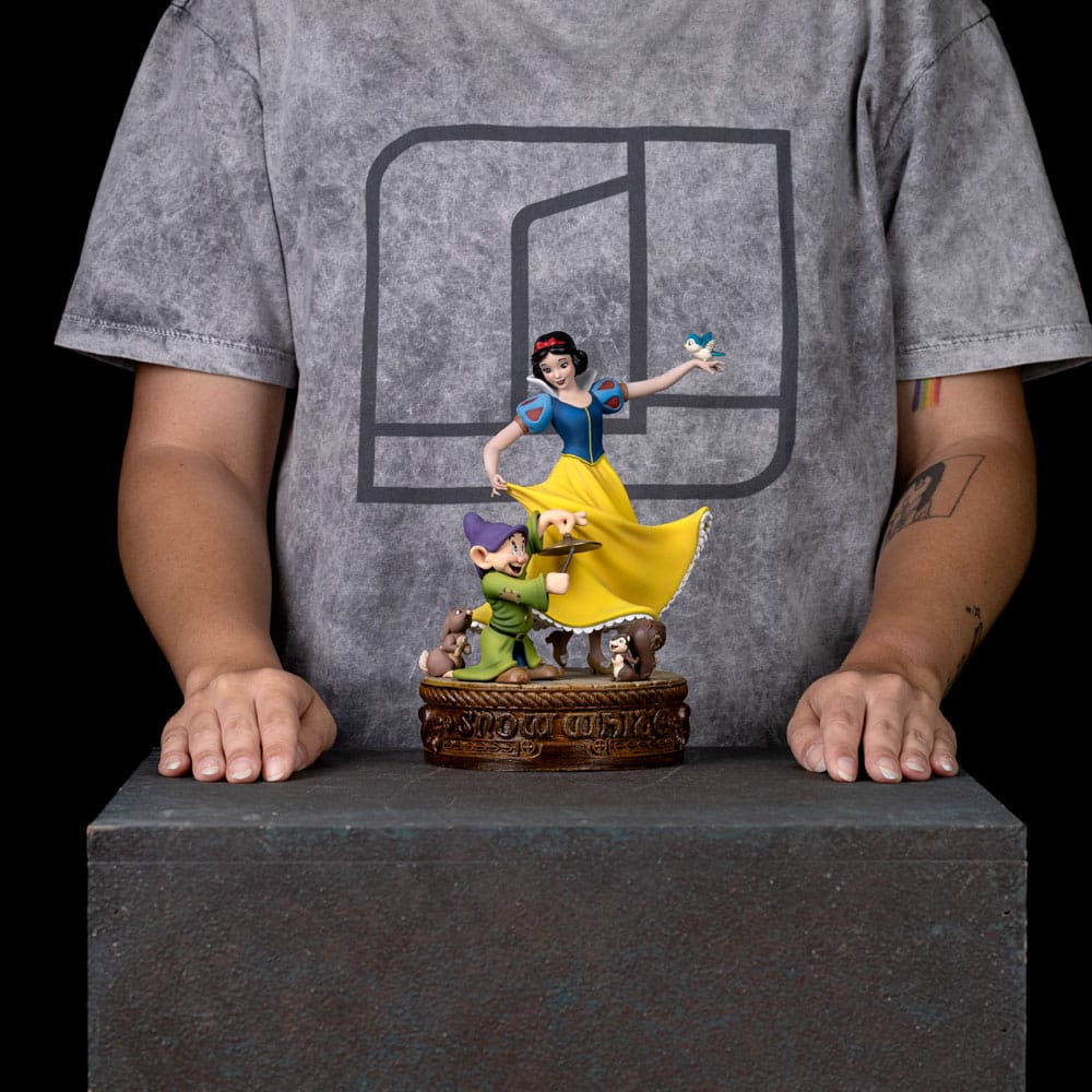 Schneewittchen und die sieben Zwerge Art Scale Statue 1/10 Snow White and Dopey 21 cm Image 13