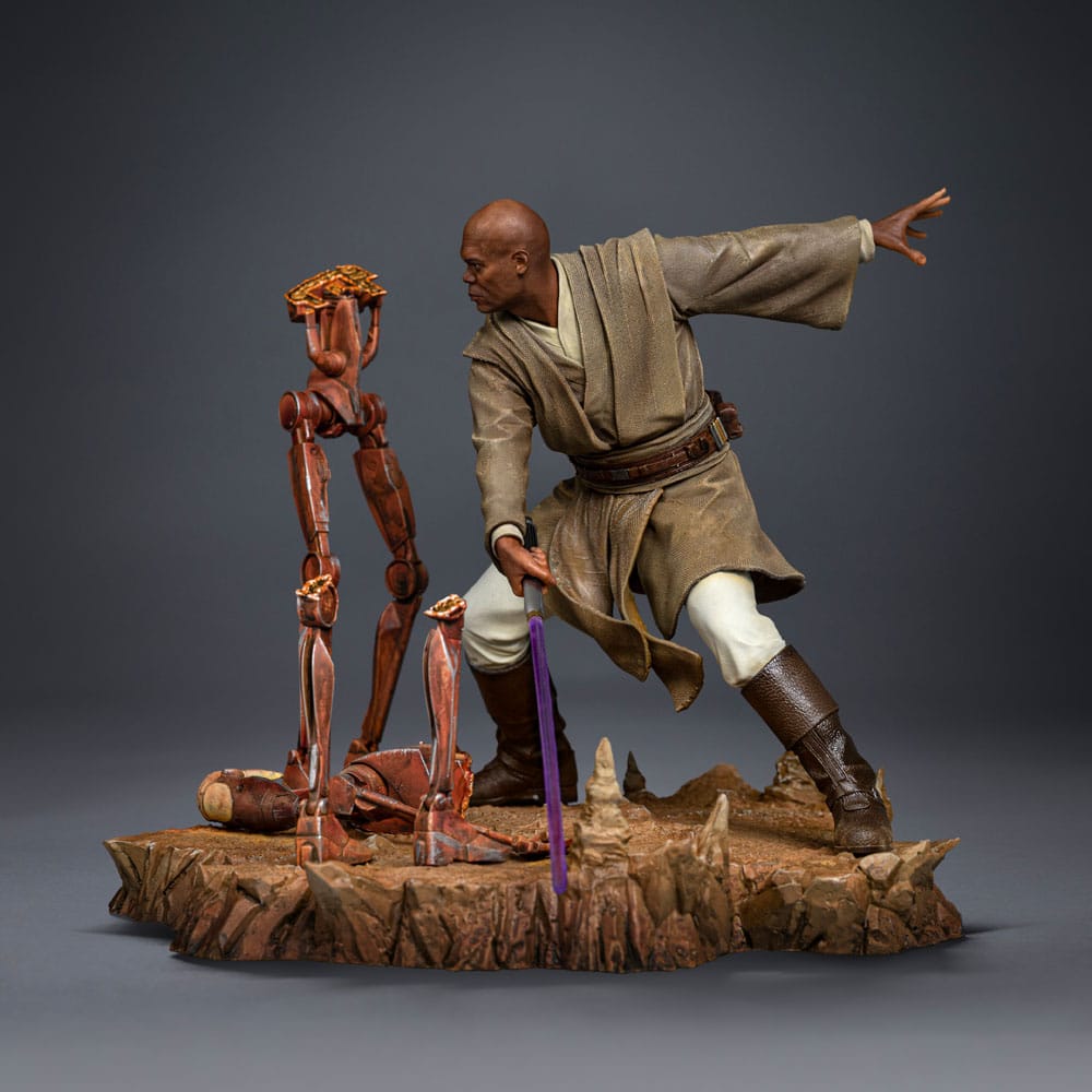 Star Wars Art Scale Statue 1/10 Mace Windu 18 cm Image 3