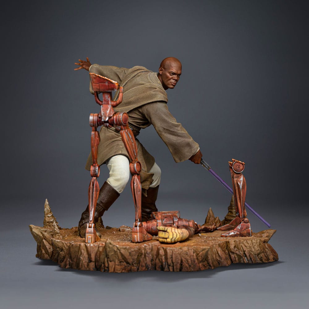Star Wars Art Scale Statue 1/10 Mace Windu 18 cm Image 4