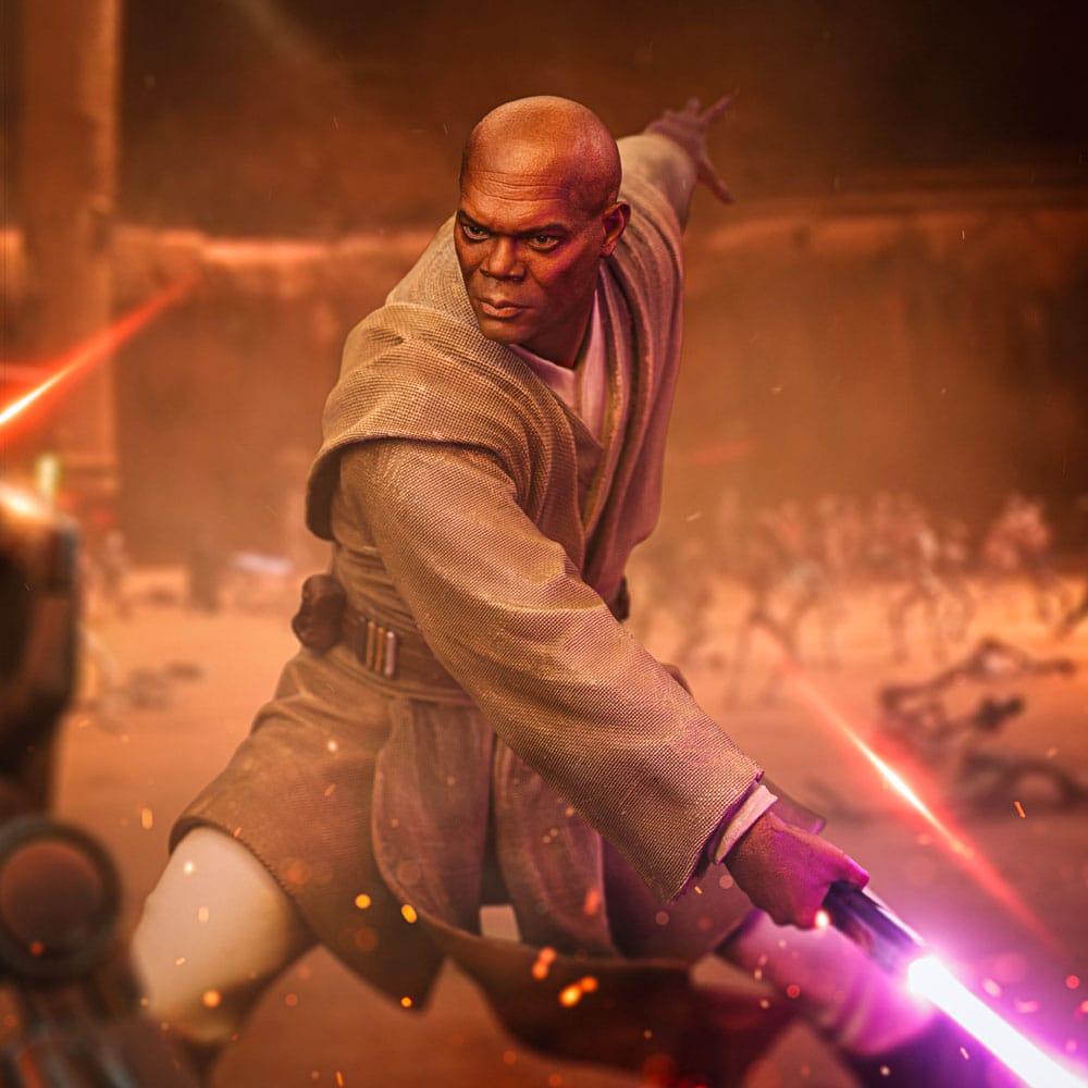 Star Wars Art Scale Statue 1/10 Mace Windu 18 cm Image 6