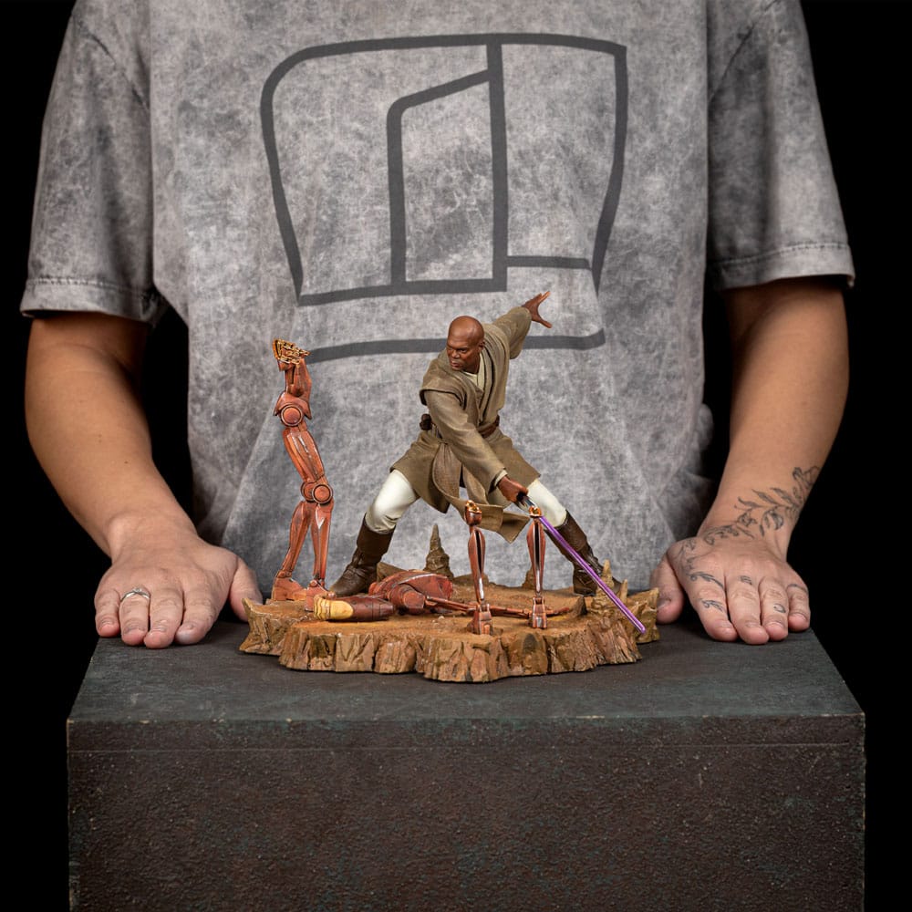 Star Wars Art Scale Statue 1/10 Mace Windu 18 cm Image 14