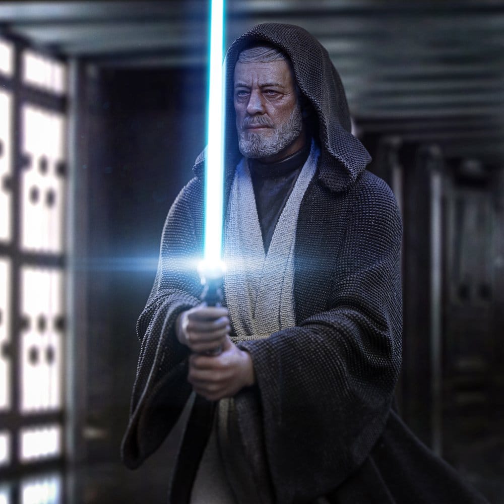 Star Wars Deluxe Art Scale Statue 1/10 Darth Vader Vs Obi-Wan Kenobi (CCXP Exclusive 2025) 24 cm Image 5