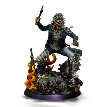 Iron Maiden Art Scale Statue 1/10 Eddie 50th Year Anniversary 22 cm Image 3