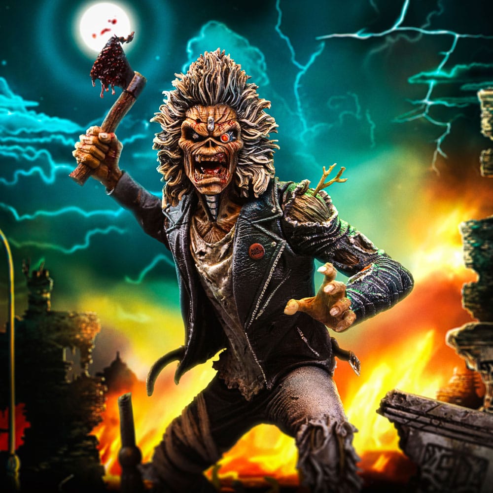 Iron Maiden Art Scale Statue 1/10 Eddie 50th Year Anniversary 22 cm Image 6