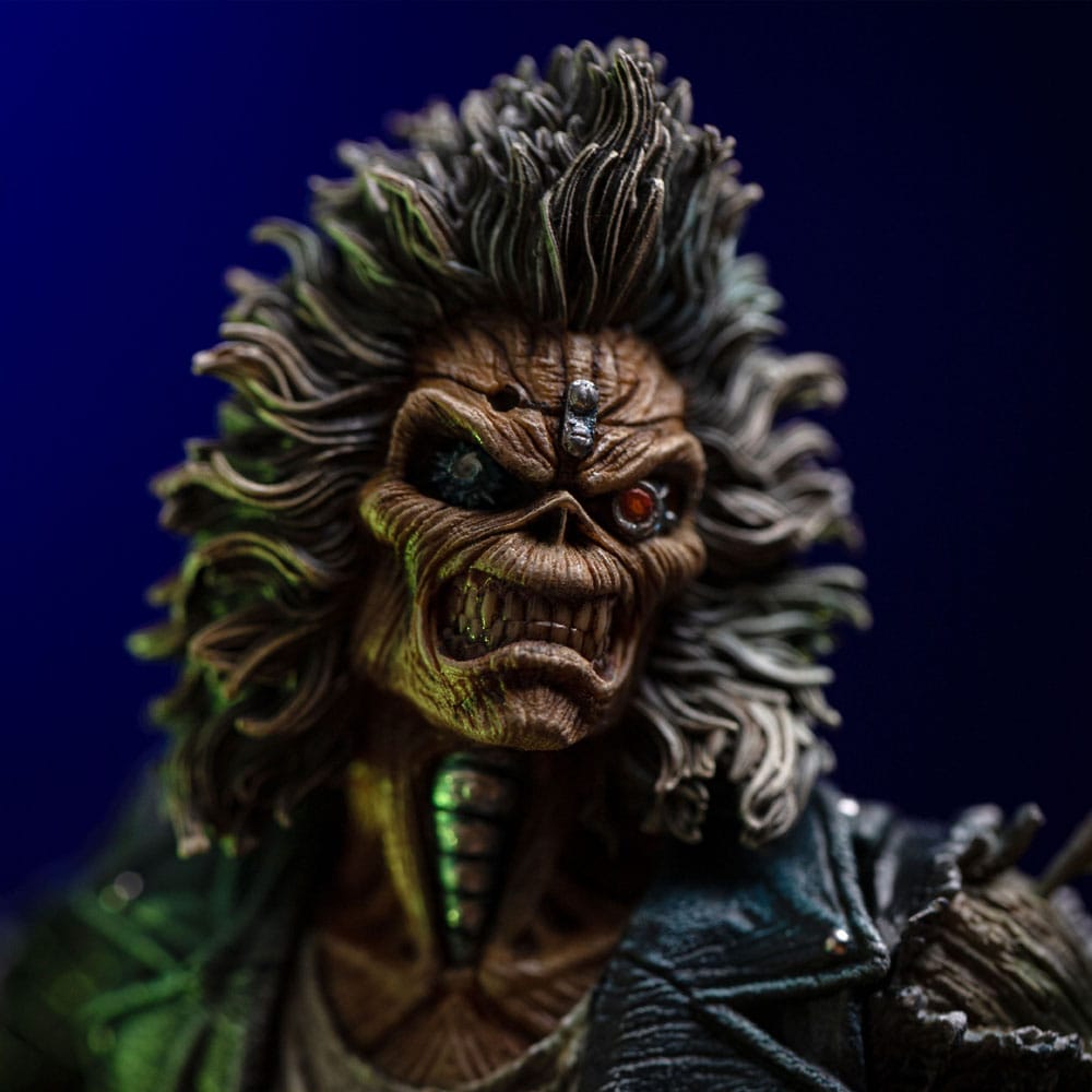 Iron Maiden Art Scale Statue 1/10 Eddie 50th Year Anniversary 22 cm Image 7