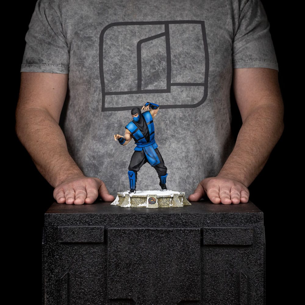 Mortal Kombat Art Scale Statue 1/10 Sub-Zero (Ninjas Collection) heo Exclusive 21 cm Image 5