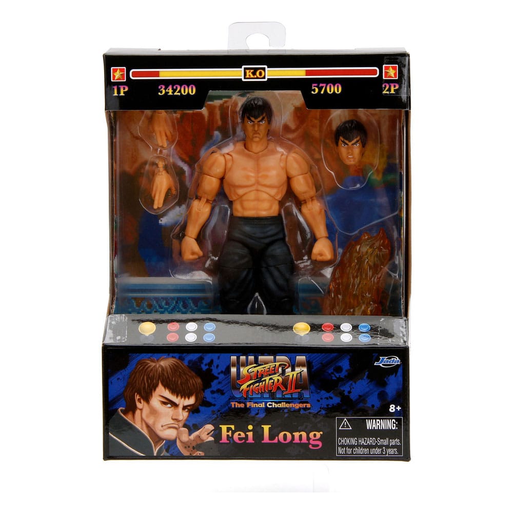 Ultra Street Fighter II: The Final Challengers Actionfigur 1/12 Fei-Long 15 cm Image 5