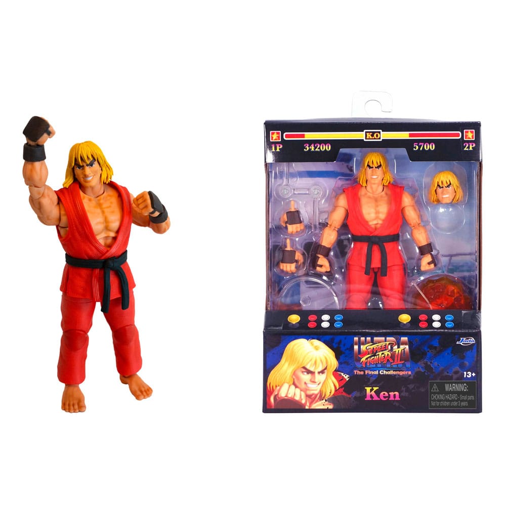 Ultra Street Fighter II: The Final Challengers Actionfigur 1/12 Ken 15 cm Image 2