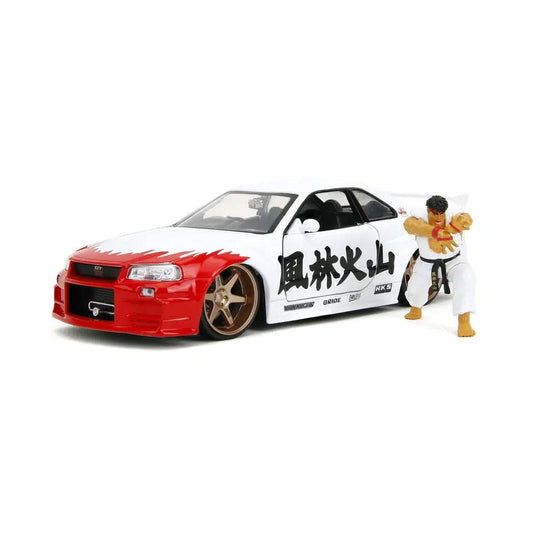 Street Fighter Diecast Modell 1/24 Nissan Skyline GTR Image 1