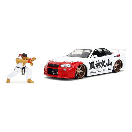 Street Fighter Diecast Modell 1/24 Nissan Skyline GTR Image 2