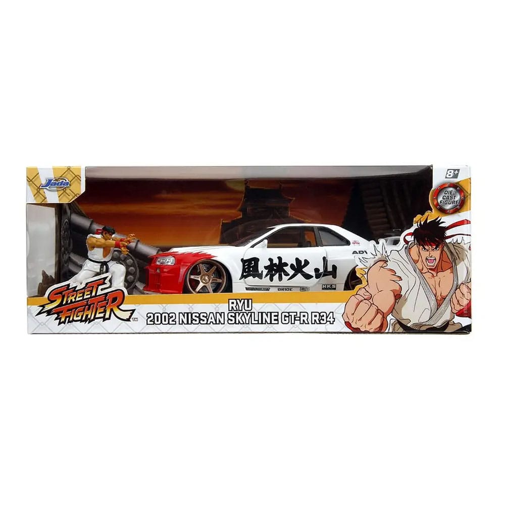 Street Fighter Diecast Modell 1/24 Nissan Skyline GTR Image 3