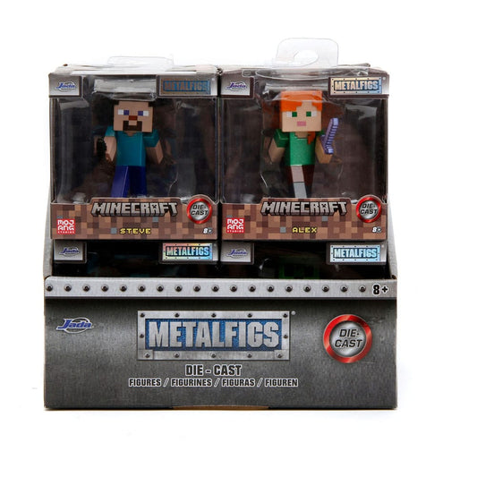 Minecraft Nano Metalfigs Diecast Minifiguren 6 cm Sortiment (12) Image 2