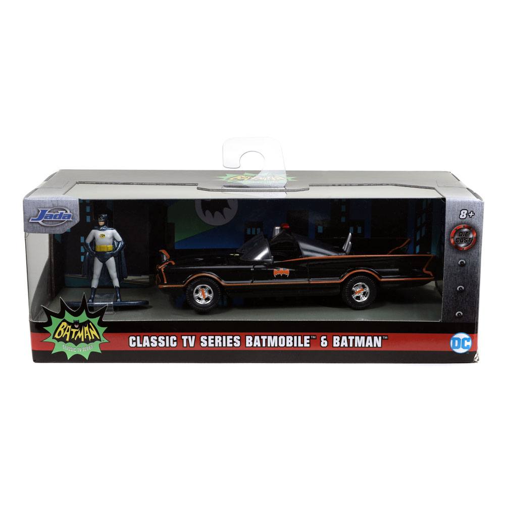 Batman Classic TV Series Diecast Modell 1/32 1966 Classic Batmobil mit Figur Image 13