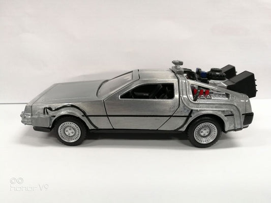 Zurück in die Zukunft Hollywood Rides Diecast Modell 1/32 DeLorean Time Machine Image