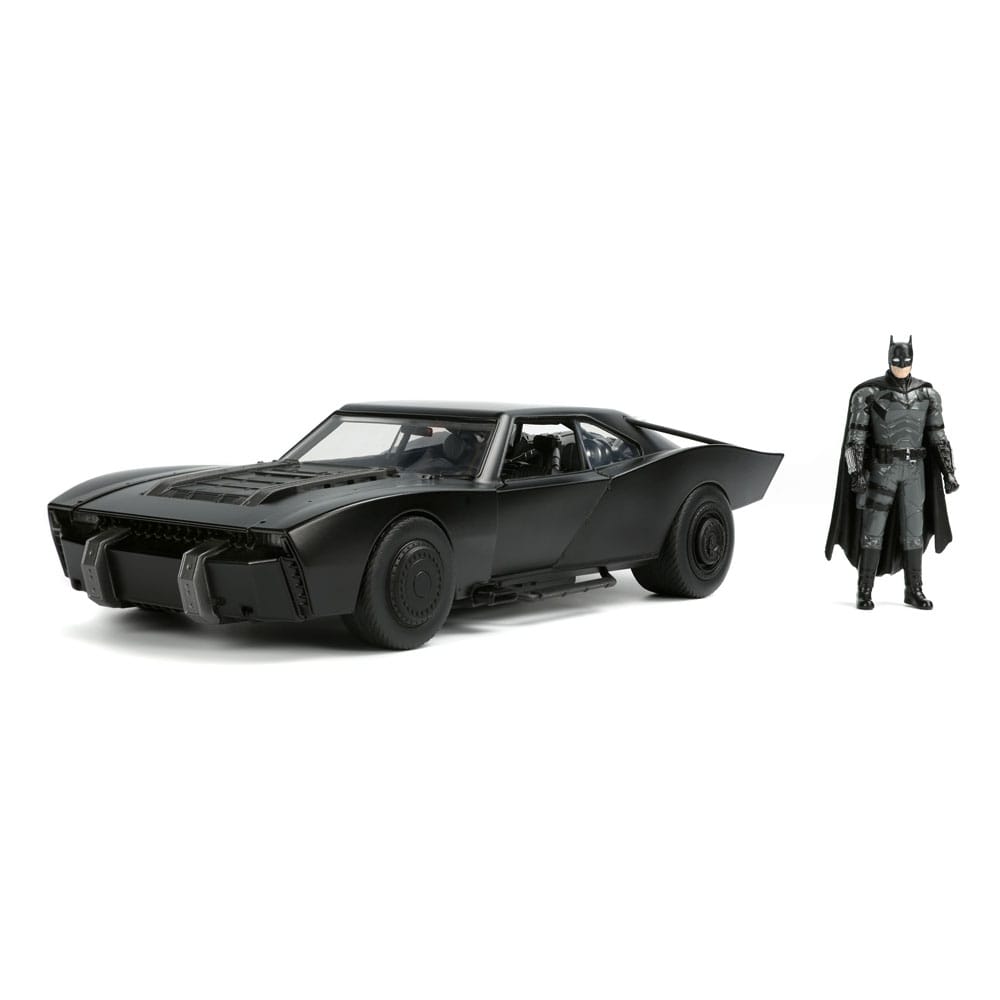 Batman 2022 Hollywood Rides Diecast Modell 1/18 2022 Batmobil mit Figur Image 2