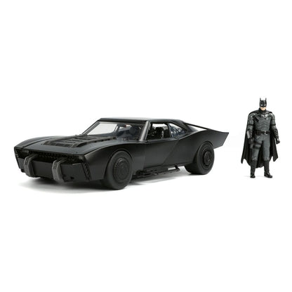 Batman 2022 Hollywood Rides Diecast Modell 1/18 2022 Batmobil mit Figur Image 2