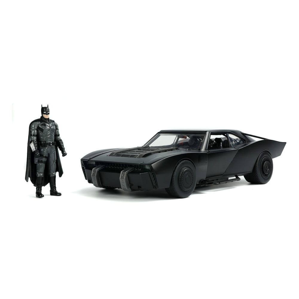 Batman 2022 Hollywood Rides Diecast Modell 1/18 2022 Batmobil mit Figur Image 3