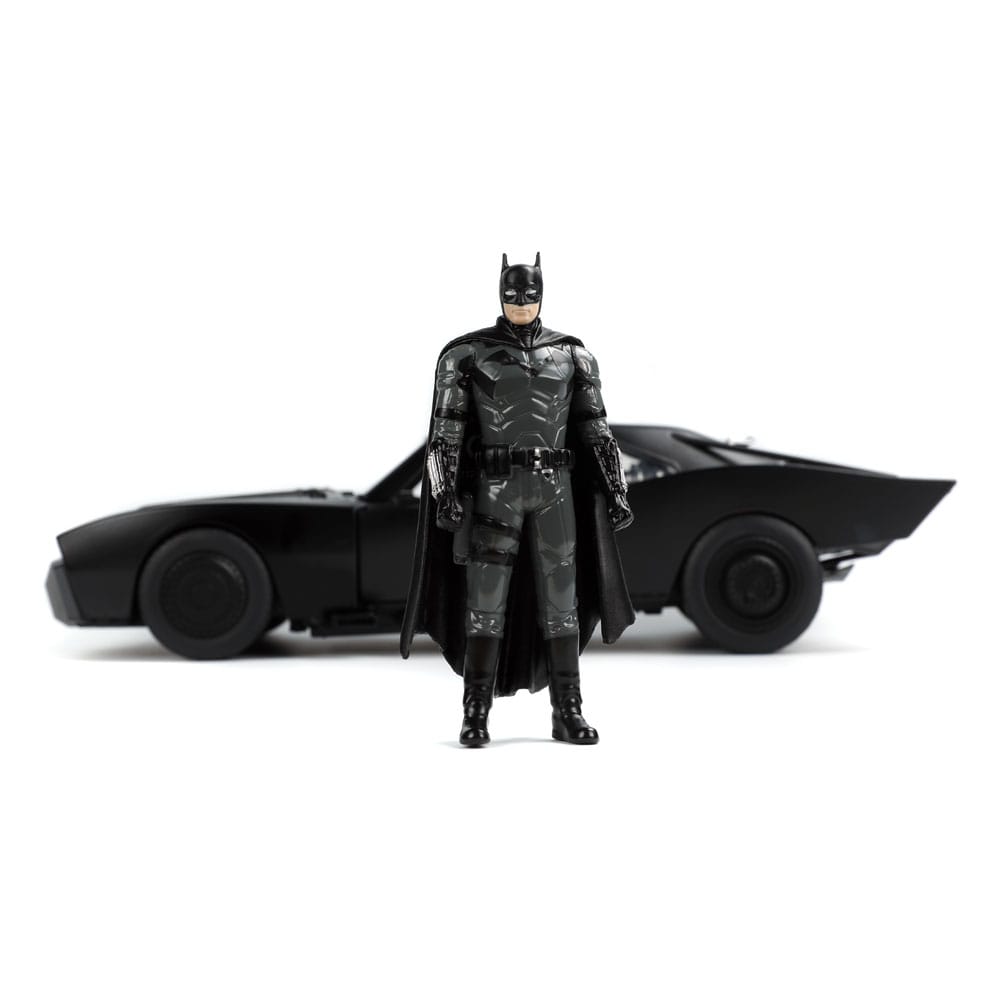 Batman 2022 Hollywood Rides Diecast Modell 1/18 2022 Batmobil mit Figur Image 4