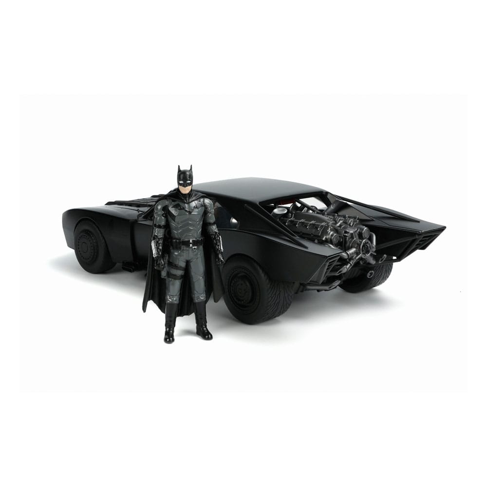 Batman 2022 Hollywood Rides Diecast Modell 1/18 2022 Batmobil mit Figur Image 5