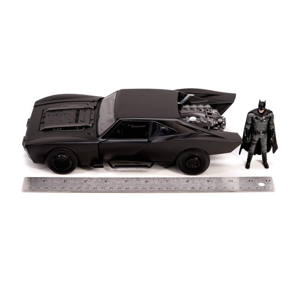Batman 2022 Hollywood Rides Diecast Modell 1/18 2022 Batmobil mit Figur Image 17