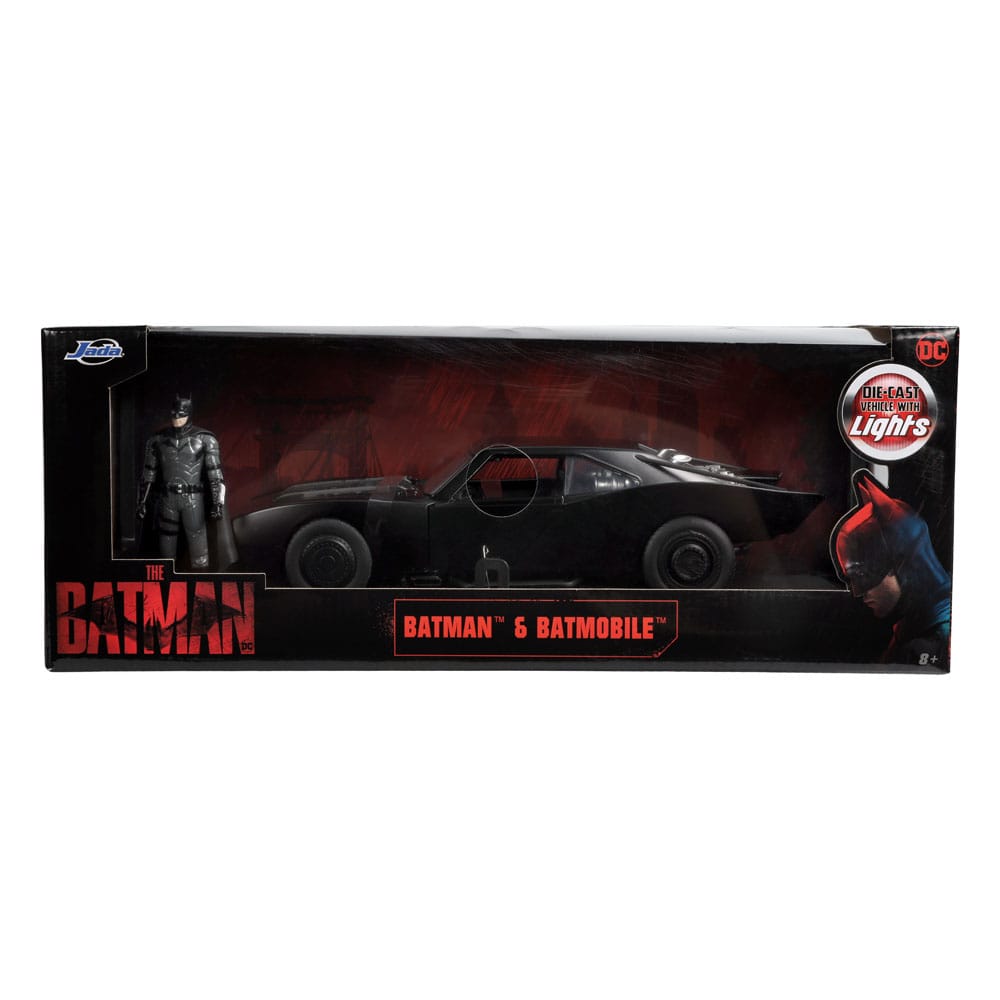 Batman 2022 Hollywood Rides Diecast Modell 1/18 2022 Batmobil mit Figur Image 18