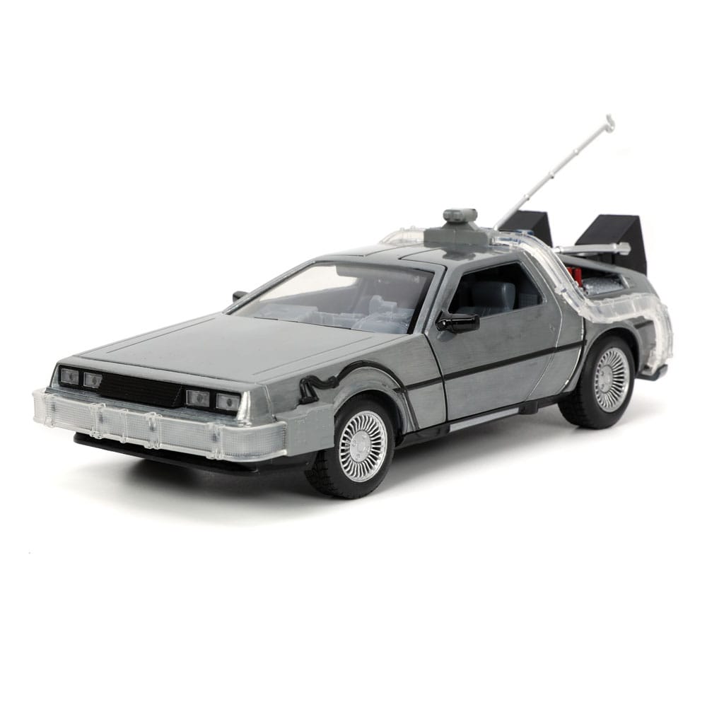 Back to the Future Hollywood Rides Diecast Modell 1/24 Back to the Future 1 Time Machine Image 1