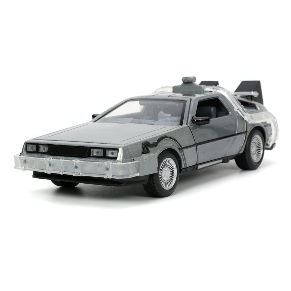 Back to the Future Hollywood Rides Diecast Modell 1/24 Back to the Future 1 Time Machine Image 4