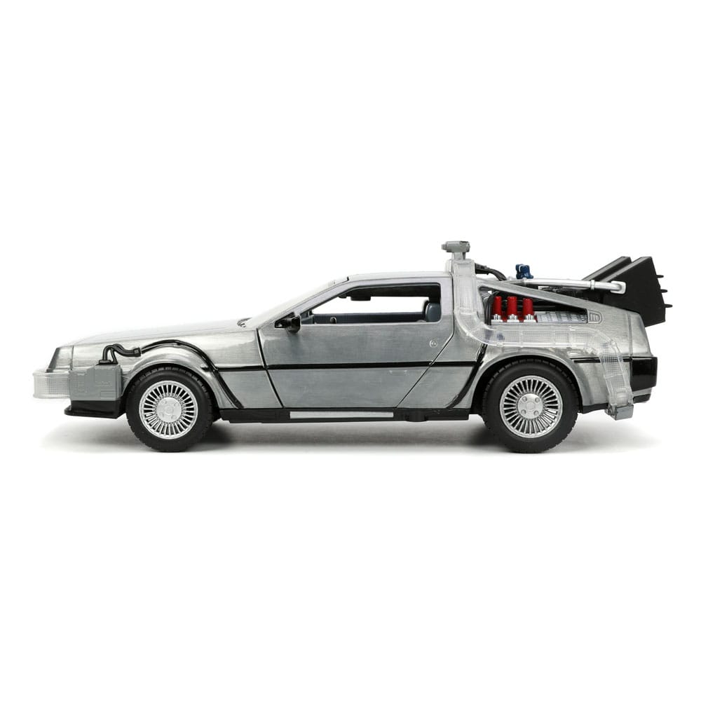 Back to the Future Hollywood Rides Diecast Modell 1/24 Back to the Future 1 Time Machine Image 5