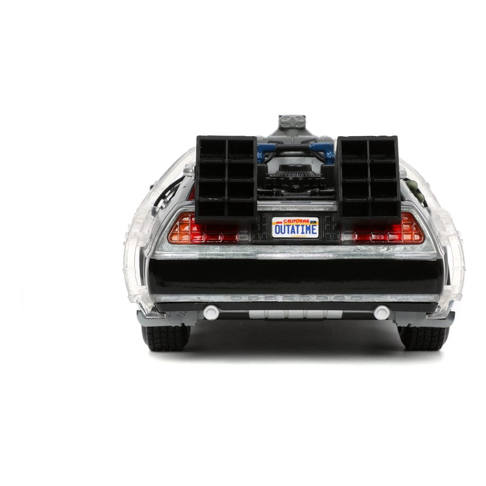 Back to the Future Hollywood Rides Diecast Modell 1/24 Back to the Future 1 Time Machine Image 7