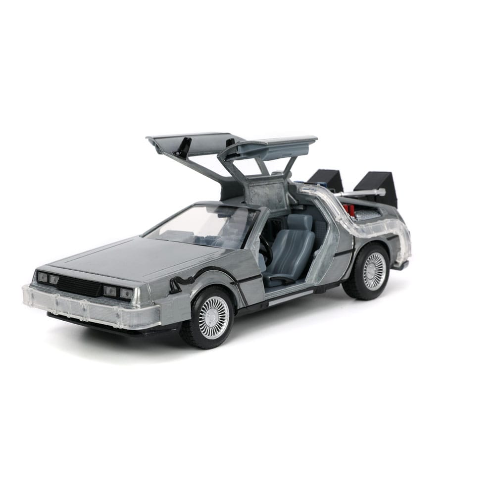 Back to the Future Hollywood Rides Diecast Modell 1/24 Back to the Future 1 Time Machine Image 13