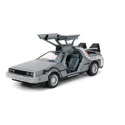 Back to the Future Hollywood Rides Diecast Modell 1/24 Back to the Future 1 Time Machine Image 13