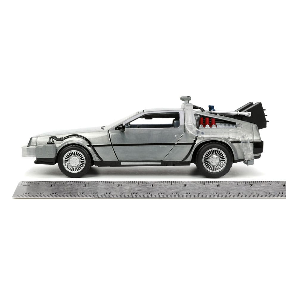 Back to the Future Hollywood Rides Diecast Modell 1/24 Back to the Future 1 Time Machine Image 17
