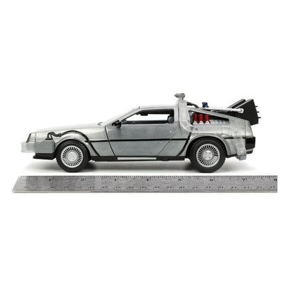 Back to the Future Hollywood Rides Diecast Modell 1/24 Back to the Future 1 Time Machine Image 17