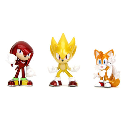 Sonic the Hedgehog Nano Metalfigs Diecast Minifiguren 3-er Pack 5 cm Image 1