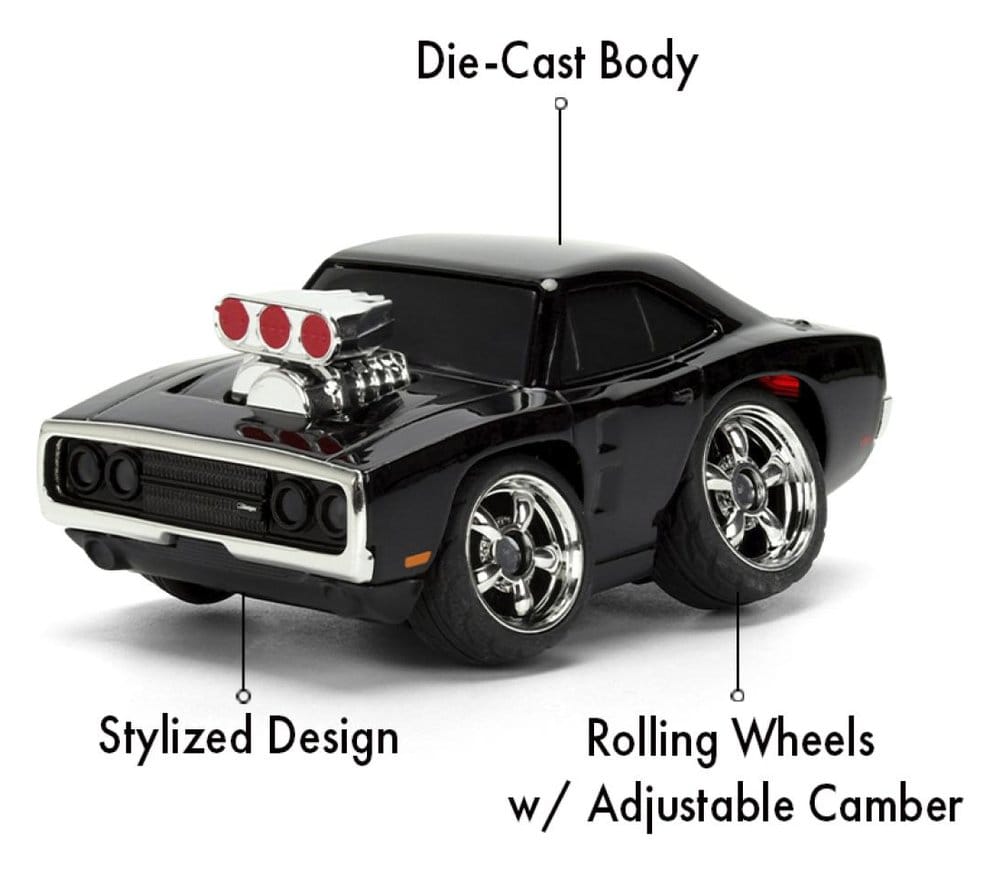 Fast &amp; Furious Fahrzeug 1:43 Small Blocks 6 cm Image 2