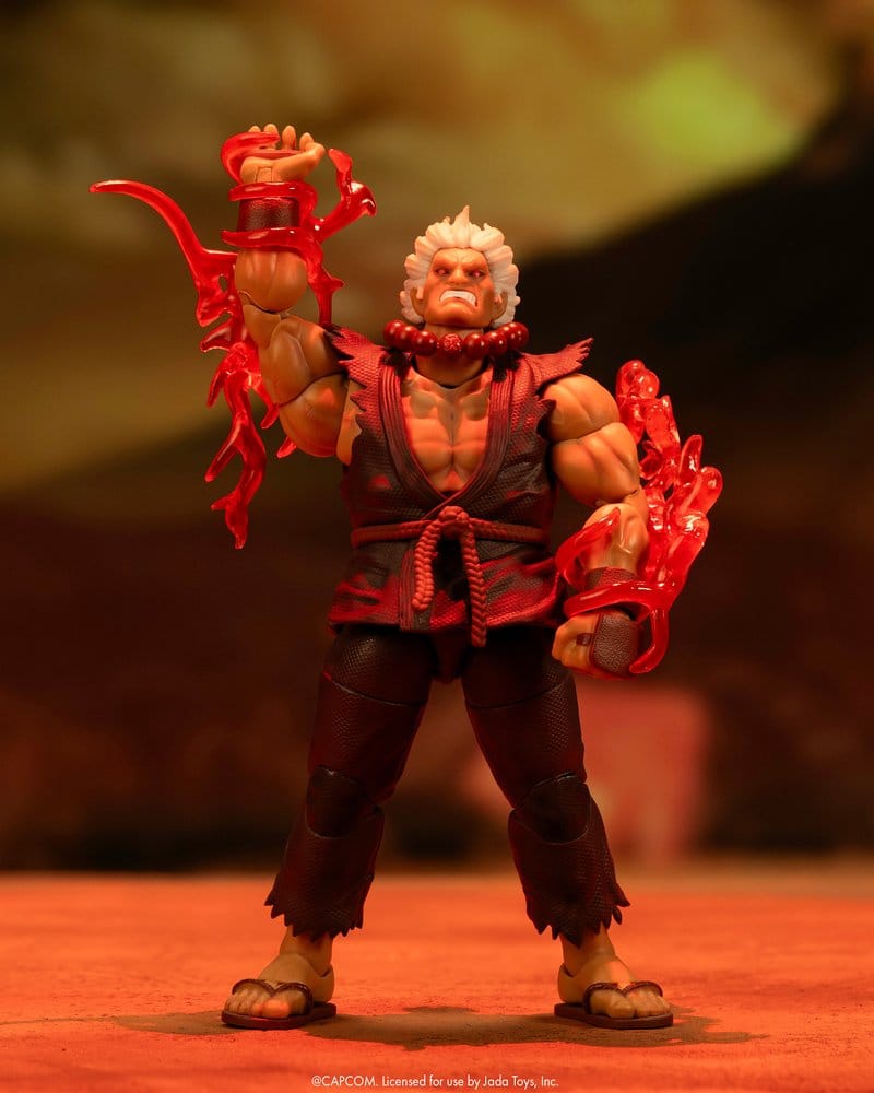 Ultra Street Fighter II: The Final Challengers Actionfigur 1/12 Akuma Deluxe 15 cm Image 1