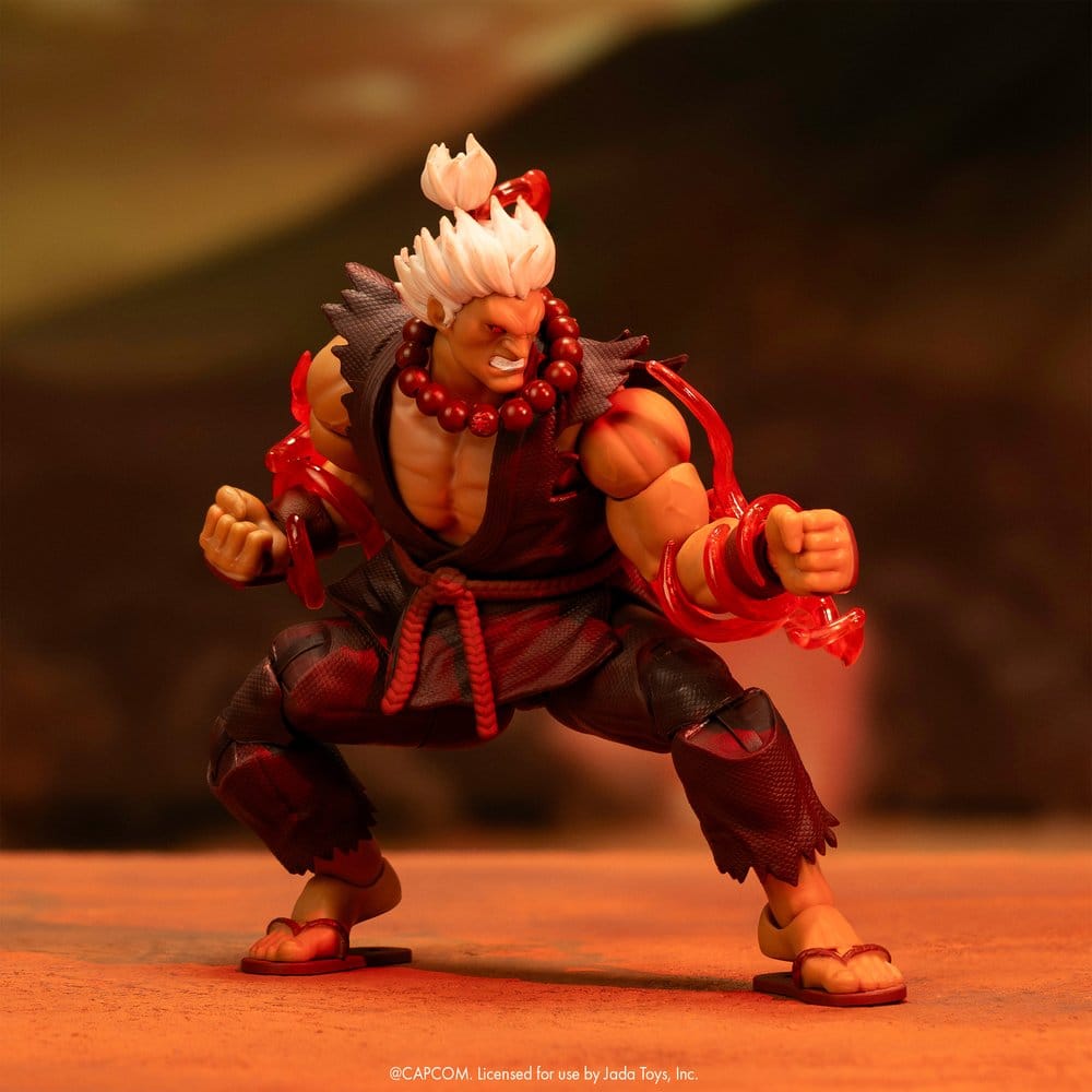 Ultra Street Fighter II: The Final Challengers Actionfigur 1/12 Akuma Deluxe 15 cm Image 3