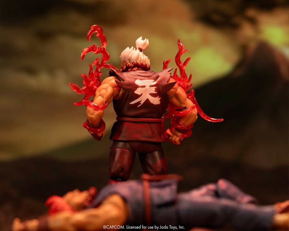 Ultra Street Fighter II: The Final Challengers Actionfigur 1/12 Akuma Deluxe 15 cm Image 12