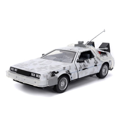 Zurück in die Zukunft Diecast Modell 1/24 Time Machine Frost Image 1