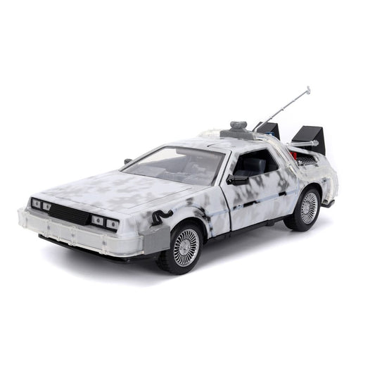 Zurück in die Zukunft Diecast Modell 1/24 Time Machine Frost Image 1
