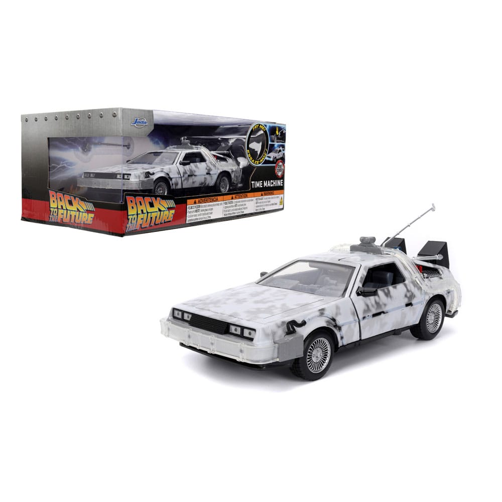Zurück in die Zukunft Diecast Modell 1/24 Time Machine Frost Image 4